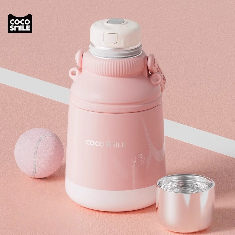 COCO SMILE 1000ml Insulated Stainless Steel Water Bottle