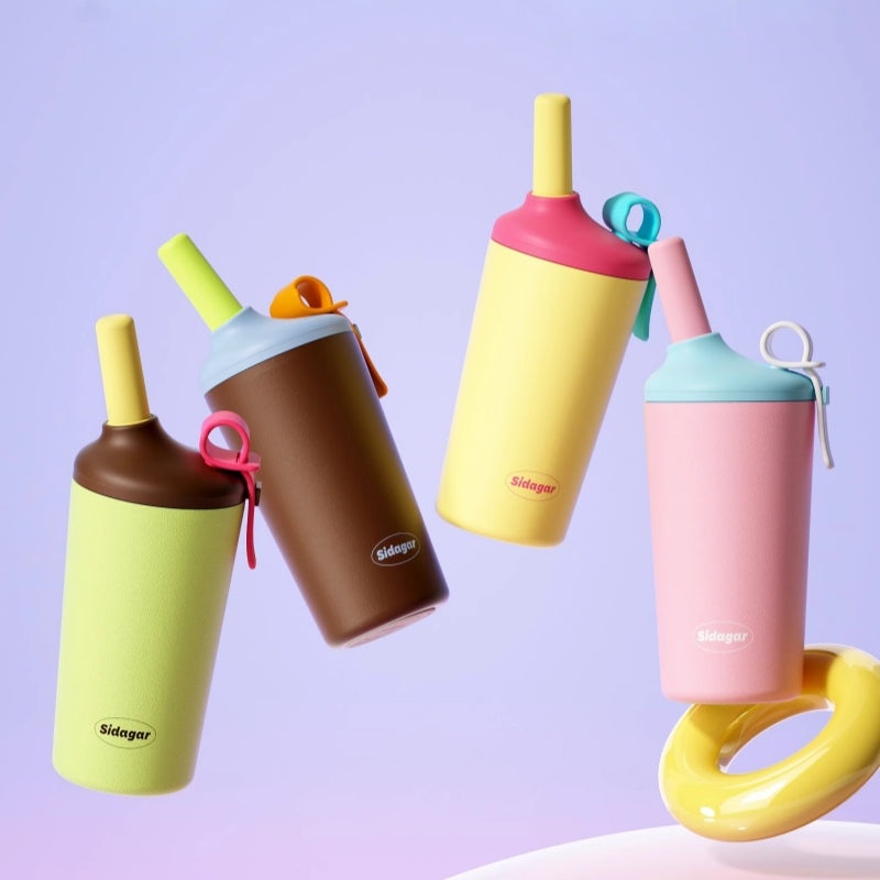 Sidagar 480ml Mimi Insulated Tumbler with 15° Tilted Straw