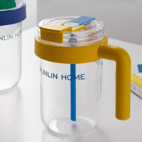 Colorful DADA Mug with ergonomic handle and secure lid Colorful DADA Mug with ergonomic handle and secure lid