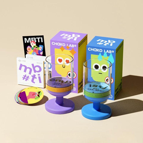 Chako Lab MBTI Character Glass Bottle - Personalized High Borosilicate Glass Water Bottle Chako Lab MBTI Character Glass Bottle - Personalized High Borosilicate Glass Water Bottle