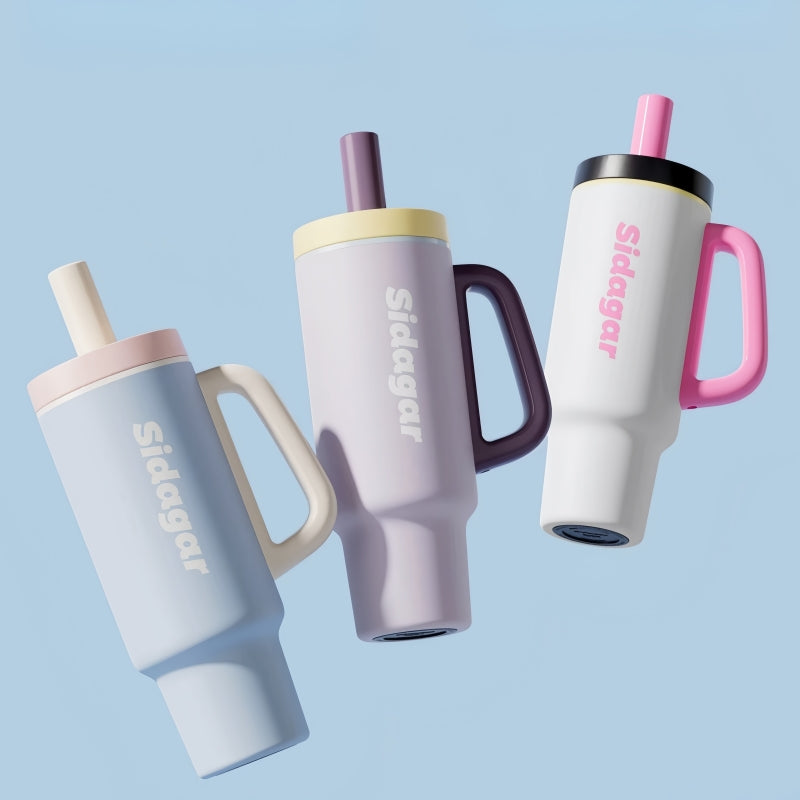 Sidagar Freedom Cup 1100ml Large Capacity Insulated Tumbler with Straw