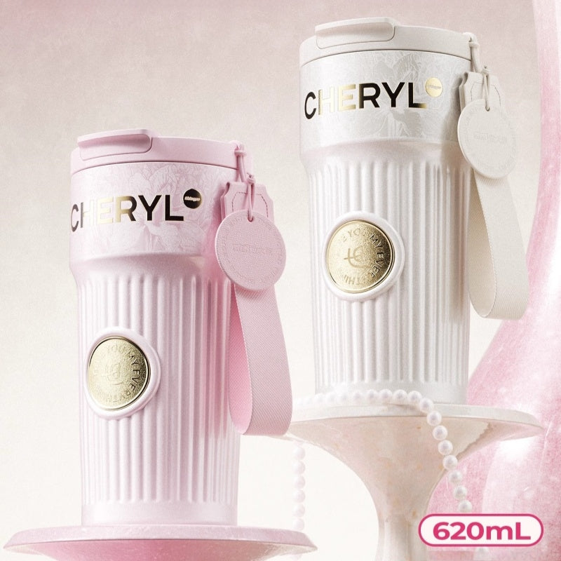 SIDAGAR All Things Grow Triple Lid Ceramic Coated Vacuum Insulated Coffee Mug