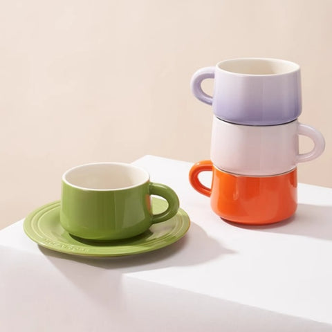 Colorful ceramic cup set Colorful ceramic cup set