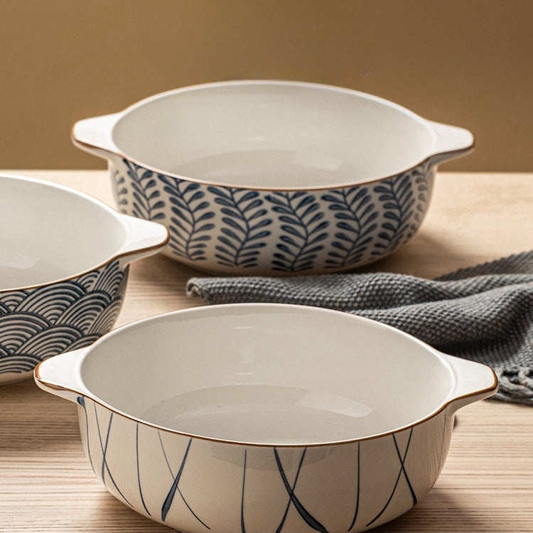 elegant ceramic soup bowl
