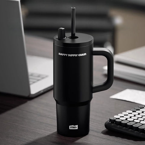 Premium insulated tumbler with straw option Premium insulated tumbler with straw option