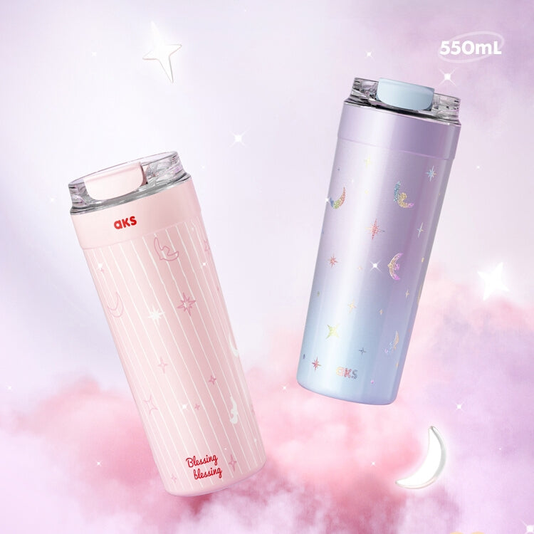 AKS Poésie Libre Tumbler 550ml Stainless Steel Travel Mug