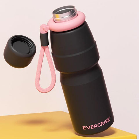 EVERCRISE YOYO Insulated Bottle - 600ml Travel Cup, Portable, Waterproof, Durable EVERCRISE YOYO Insulated Bottle - 600ml Travel Cup, Portable, Waterproof, Durable