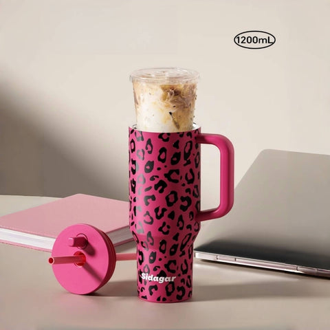 Sidagar ICE KING 1200ml Leopard & Floral Tumbler Sidagar ICE KING 1200ml Leopard & Floral Tumbler