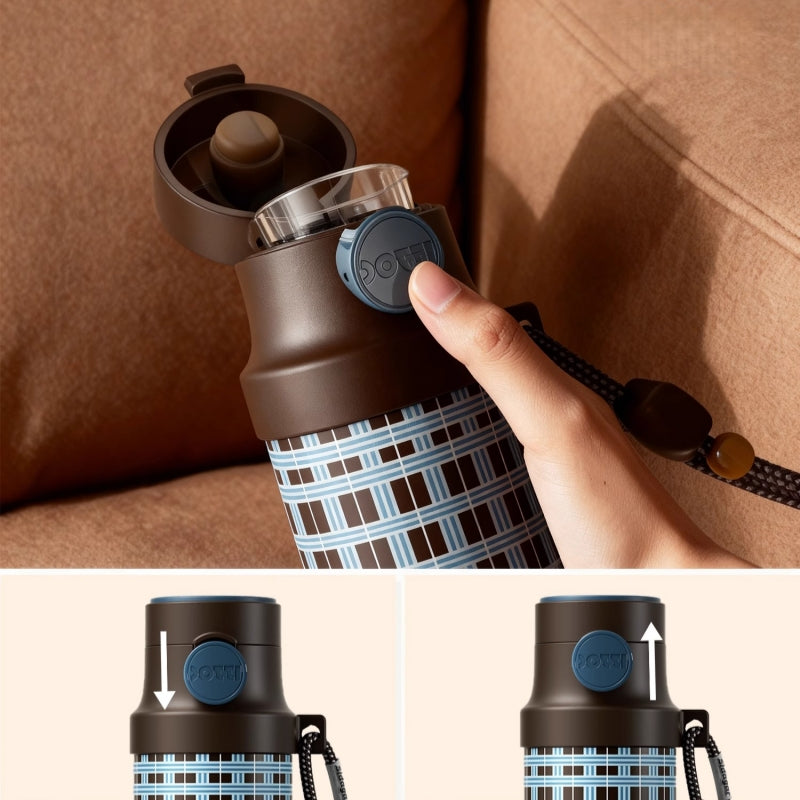 Sidagar Modern Elegant Vacuum Insulated Tumbler with Handle