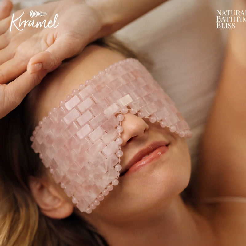 Krramel Rose Quartz Eye Mask