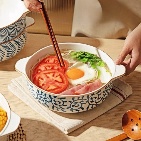large soup bowl with handles large soup bowl with handles