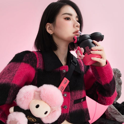 Cute Plush Toy Thermos for Coffee Cute Plush Toy Thermos for Coffee