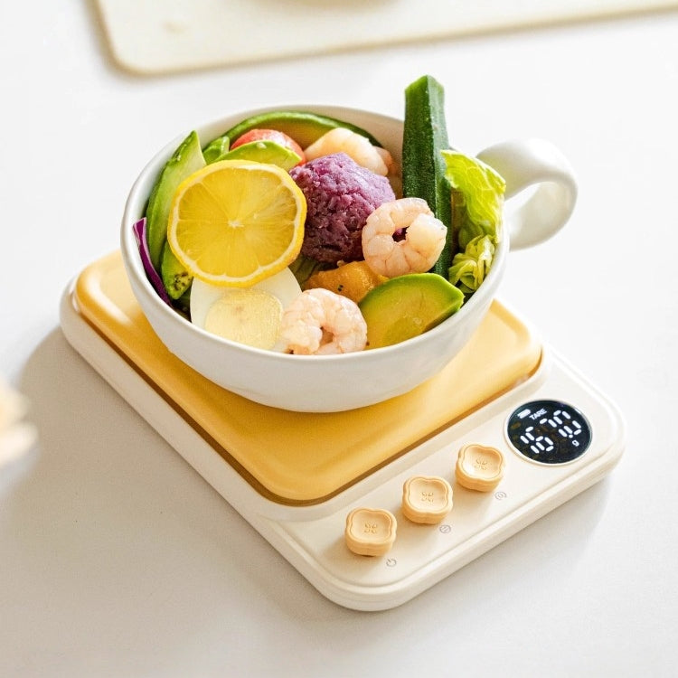 LAUREL Digital Kitchen Scale - 0.1g Precision, 5kg Capacity for Baking & Cooking, with Tare Function, Unit Conversion (g/lb/ml), Backlit LCD, and Waterproof Surface (Battery/Charging Option)