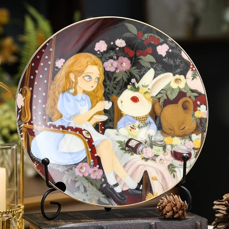 Stechcol Qilililisi 8-Inch Bone China Plate