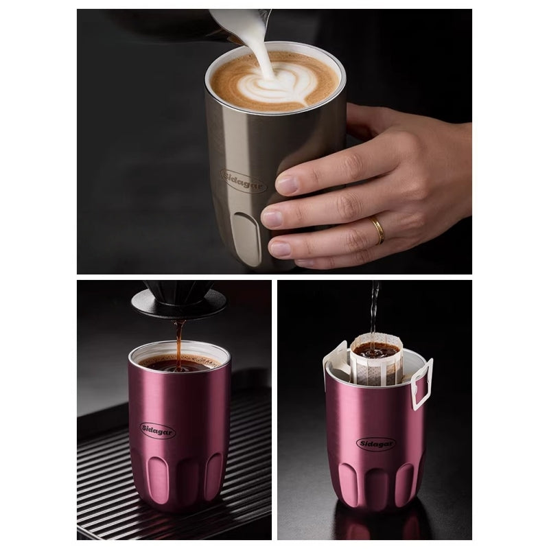 Sidagar Ceramic-Coated Insulated Coffee Mug