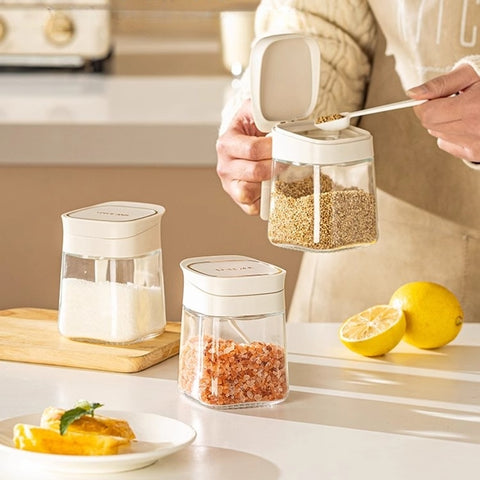 MDZF Sweet Home High-quality seasoning jar with a wide mouth for easy filling and dispensing MDZF Sweet Home High-quality seasoning jar with a wide mouth for easy filling and dispensing