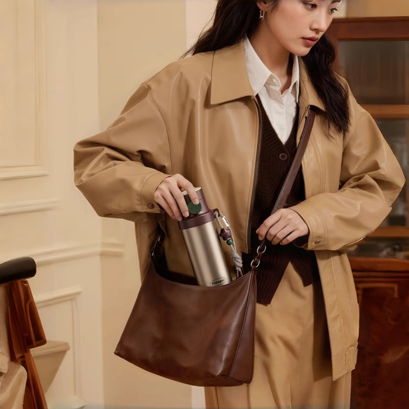 Sidagar Modern Elegant Vacuum Insulated Tumbler with Handle