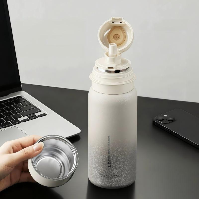 Lane Mouen Ceramic-Lined Insulated Water Bottle 17oz (500ml)