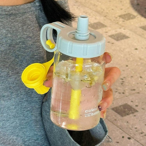 COMIKA INS Summer Tritan Water Bottle – 450ML Leak-Proof Straw Sippy Cup COMIKA INS Summer Tritan Water Bottle – 450ML Leak-Proof Straw Sippy Cup