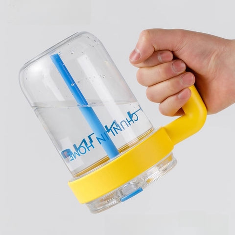 CHUNLIN DADA Mug 1000ML with multi-mode drinking spout and straw CHUNLIN DADA Mug 1000ML with multi-mode drinking spout and straw