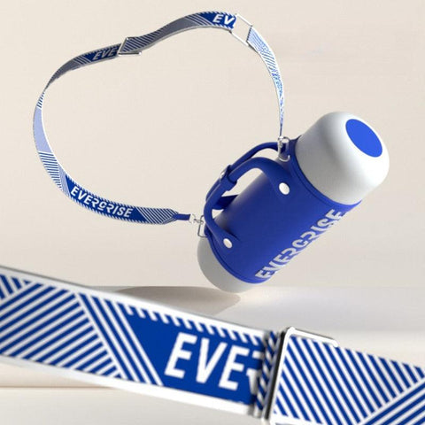 EVERCRISE Insulated Stainless Steel Travel Bottle with Straw - 1100ml Versatile Flip Pot EVERCRISE Insulated Stainless Steel Travel Bottle with Straw - 1100ml Versatile Flip Pot