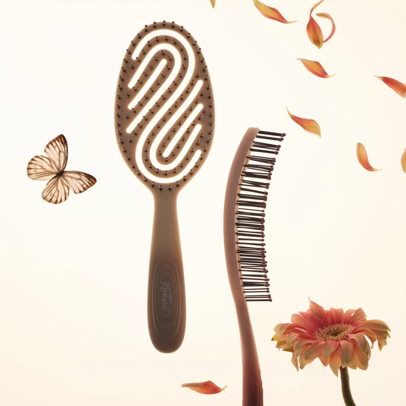 Krramel Vivaqua Ripple Volumizing Hair Brush for Curly & Straight Hair