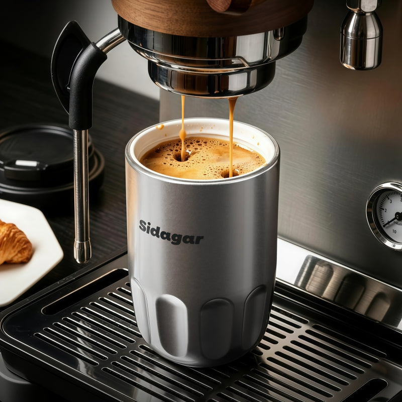 Sidagar 420ml Insulated Coffee Mug | S31603 Ceramic Lined Travel Cup