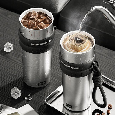 STAR+ Classic Business Thermos For Men – 710ML Ceramic-Coated Stainless Steel Travel Bottle STAR+ Classic Business Thermos For Men – 710ML Ceramic-Coated Stainless Steel Travel Bottle