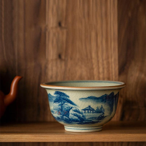 Hand-Painted Ceramic Tea Cup – Traditional Elegance Hand-Painted Ceramic Tea Cup – Traditional Elegance