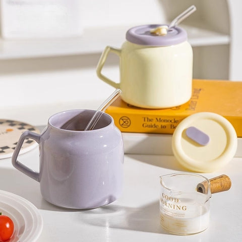 580ml Ceramic Coffee Cup with Heat-Resistant Handle and Food-Grade Design 580ml Ceramic Coffee Cup with Heat-Resistant Handle and Food-Grade Design