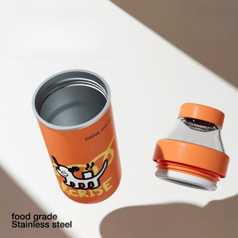 EVERCRISE Premium HAHA Tea Bottle 400ml - Leakproof, Detachable, and Insulated for Hot & Cold Beverages EVERCRISE Premium HAHA Tea Bottle 400ml - Leakproof, Detachable, and Insulated for Hot & Cold Beverages