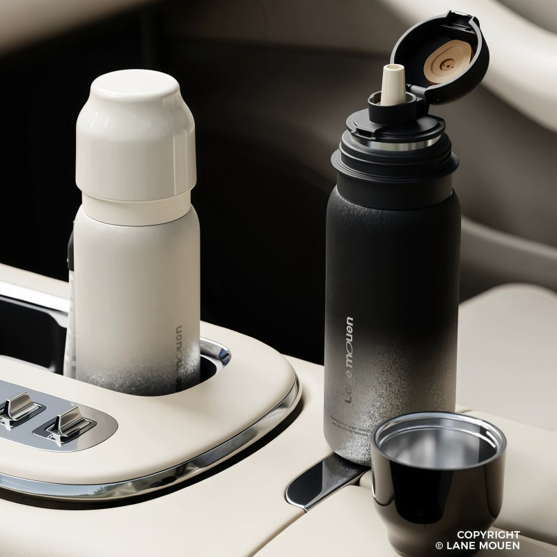 Lane Mouen Ceramic-Lined Insulated Water Bottle 17oz (500ml)