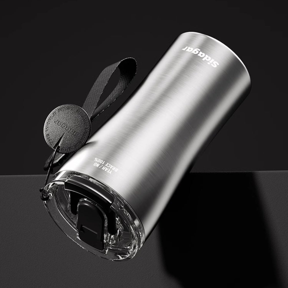 Sidagar KU Xuan 620ml Ceramic-Coated Travel Mug in Elegant White