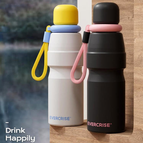 EVERCRISE YOYO Insulated Bottle - 600ml Travel Cup, Portable, Waterproof, Durable EVERCRISE YOYO Insulated Bottle - 600ml Travel Cup, Portable, Waterproof, Durable