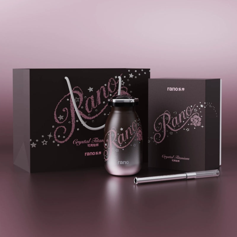 Rano Crystal Titanium Water Bottle 300ml