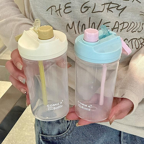 COMIKA Summer Delight Straw Bottle - Leak-Proof Design for Ultimate Hydration COMIKA Summer Delight Straw Bottle - Leak-Proof Design for Ultimate Hydration