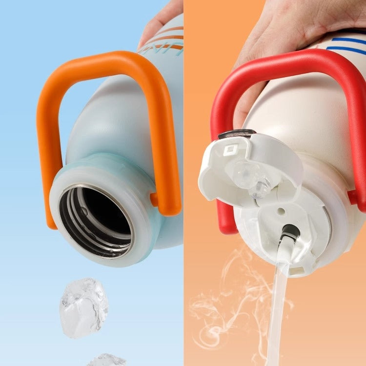 CHUNLIN LinLin Portable 820ml Vacuum Insulated Stainless Steel Water Bottle with Strap