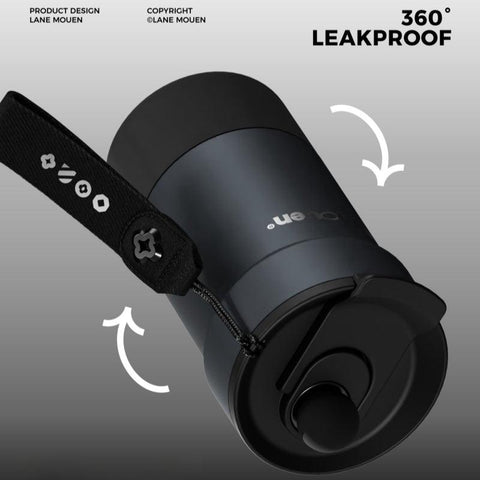 LANE MOUEN Portable Stainless Steel Coffee Cup 500ml - Leak-Proof Design LANE MOUEN Portable Stainless Steel Coffee Cup 500ml - Leak-Proof Design