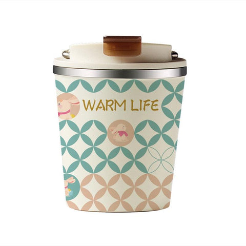 KISIKI Stylish Ceramic Layer Travel Coffee Cup with Lid - Leak-Proof, Double-Walled Insulation, and Modern Design KISIKI Stylish Ceramic Layer Travel Coffee Cup with Lid - Leak-Proof, Double-Walled Insulation, and Modern Design