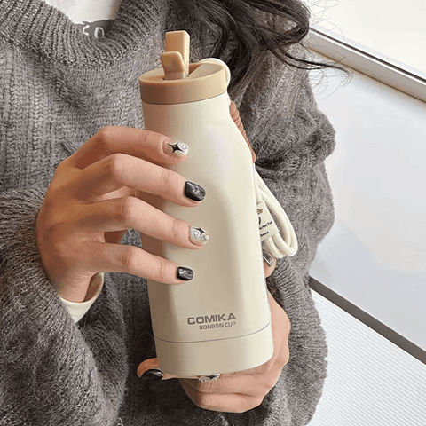COMIKA Stainless Steel Insulated Coffee Cup Tumbler 370ml COMIKA Stainless Steel Insulated Coffee Cup Tumbler 370ml