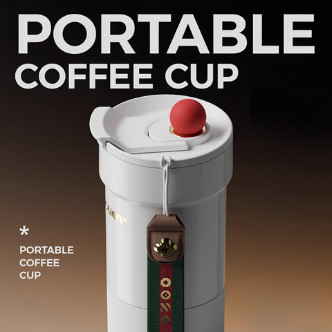 LANE MOUEN Portable Stainless Steel Coffee Cup 500ml - Leak-Proof Design LANE MOUEN Portable Stainless Steel Coffee Cup 500ml - Leak-Proof Design