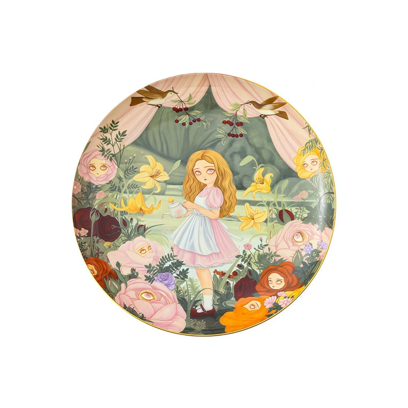 Stechcol Qilililisi 8-Inch Bone China Plate