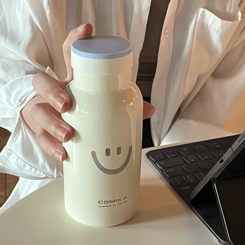 COMIKA Smile Face Thermal Bottle 360ml COMIKA Smile Face Thermal Bottle 360ml