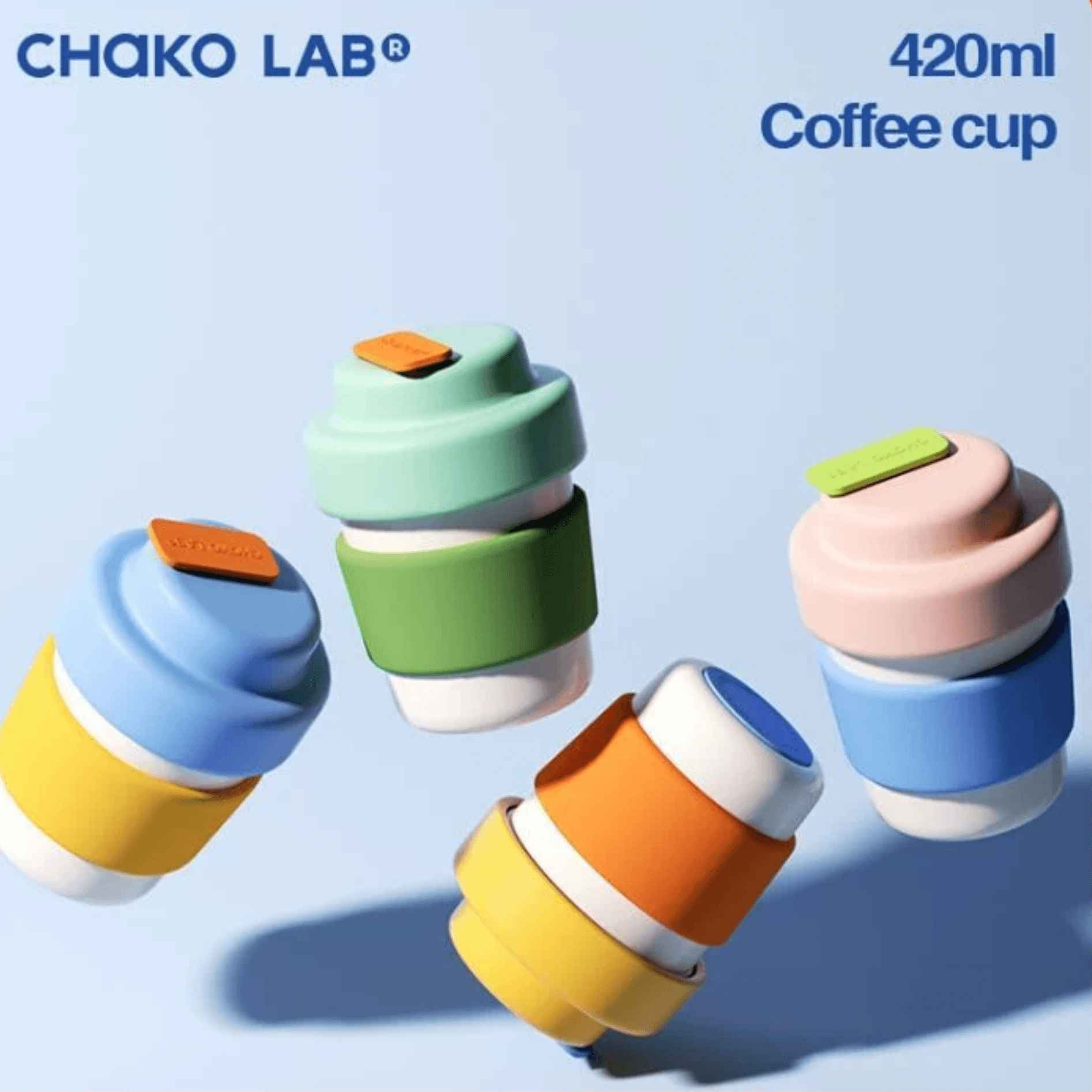Chako Lab Ceramic Insulated Coffee Mug Water Bottle