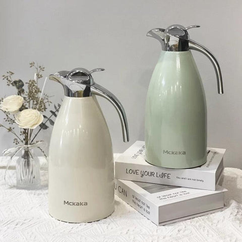 Mckaka Thermal Carafe - 2L Stainless Steel Vacuum Insulated Mckaka Thermal Carafe - 2L Stainless Steel Vacuum Insulated