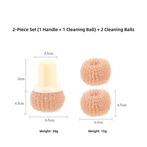 Shueho Fiber Scrubber Brush for Non-Stick Cookware – Gentle, Heat-Resistant, Replaceable Heads | Buy 1 Get 2 Free Refills Shueho Fiber Scrubber Brush for Non-Stick Cookware – Gentle, Heat-Resistant, Replaceable Heads | Buy 1 Get 2 Free Refills
