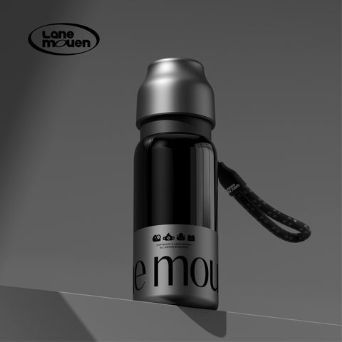 Lane Mouen QI Vacuum Cup - 500ML, Dual-Use, 316 Stainless Steel, 6-Hour Thermal Retention Lane Mouen QI Vacuum Cup - 500ML, Dual-Use, 316 Stainless Steel, 6-Hour Thermal Retention