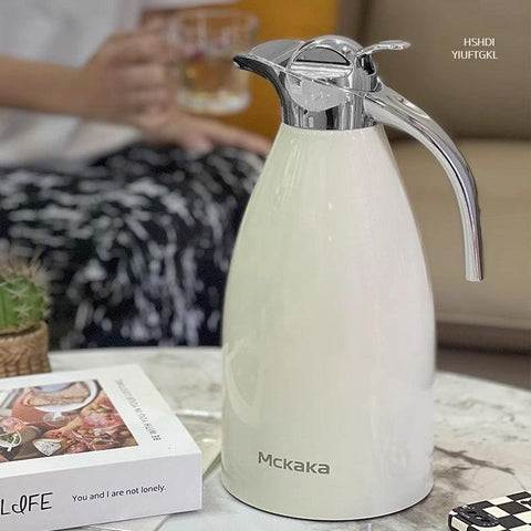 Mckaka Thermal Carafe - 2L Stainless Steel Vacuum Insulated Mckaka Thermal Carafe - 2L Stainless Steel Vacuum Insulated