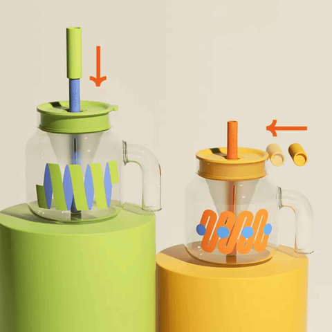 Chako Lab Kettle Funnel funnel glass water bottle 560ml&1150ml Chako Lab Kettle Funnel funnel glass water bottle 560ml&1150ml