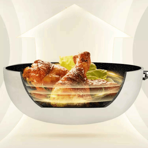 VELOSAN 32cm Cobblestone Nonstick Stir-frying Wok VELOSAN 32cm Cobblestone Nonstick Stir-frying Wok